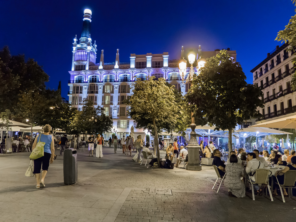 Plaza de Santa Ana en Madrid fotografiada por Pedro Arroyo